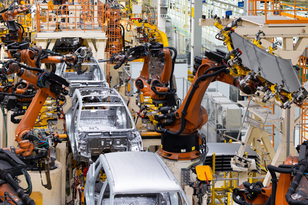 Agile Montagelinien / Fertigung mit Smart Logistik