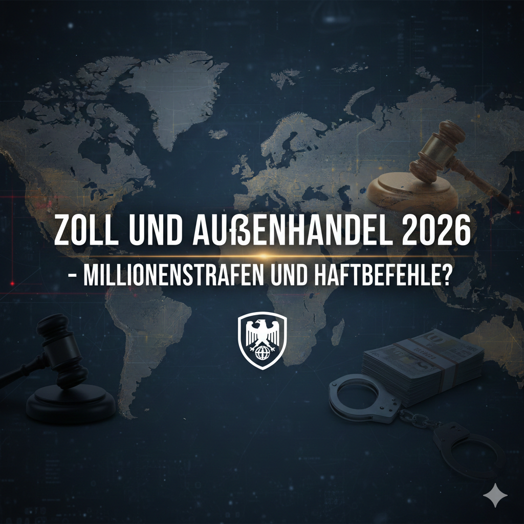 Zoll und Außenhandel 2026 – Millionenstrafen und Haftbefehle?!